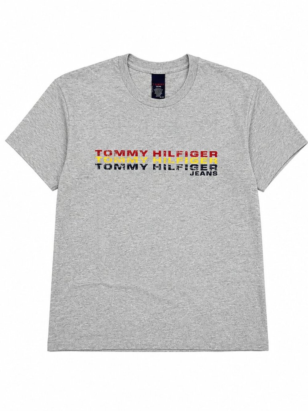 Tommy Hilfiger Vintage 1999 Made In USA Gray Graphic T-Shirt, Men's Medium